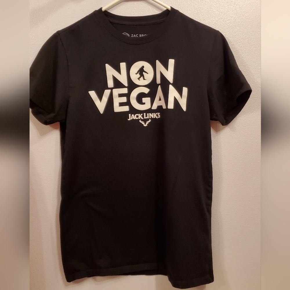 Zac Brown Jack Links Novelty Short Sleeve Black T-shirt Men's Small